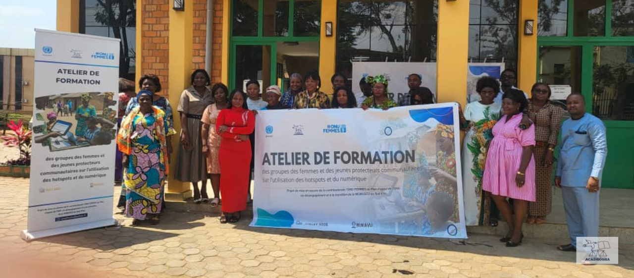 Atelier des formateurs des jeunes et femmes protecteurs communautaires