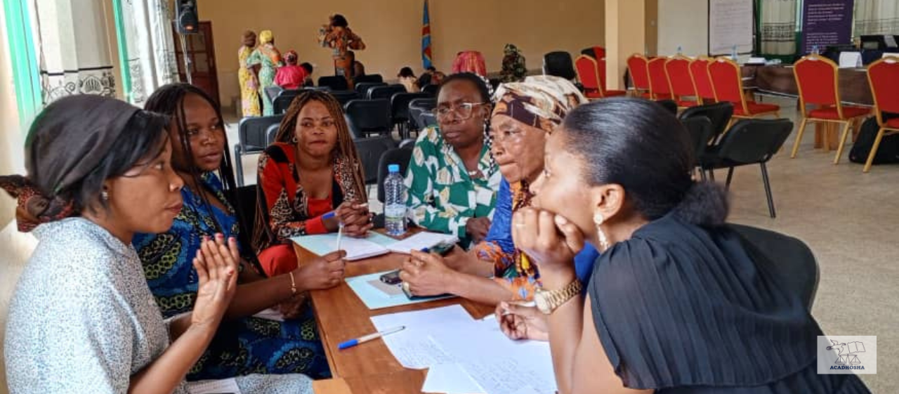 Atelier de recyclage des femmes médiatrices communautaires á Bukavu